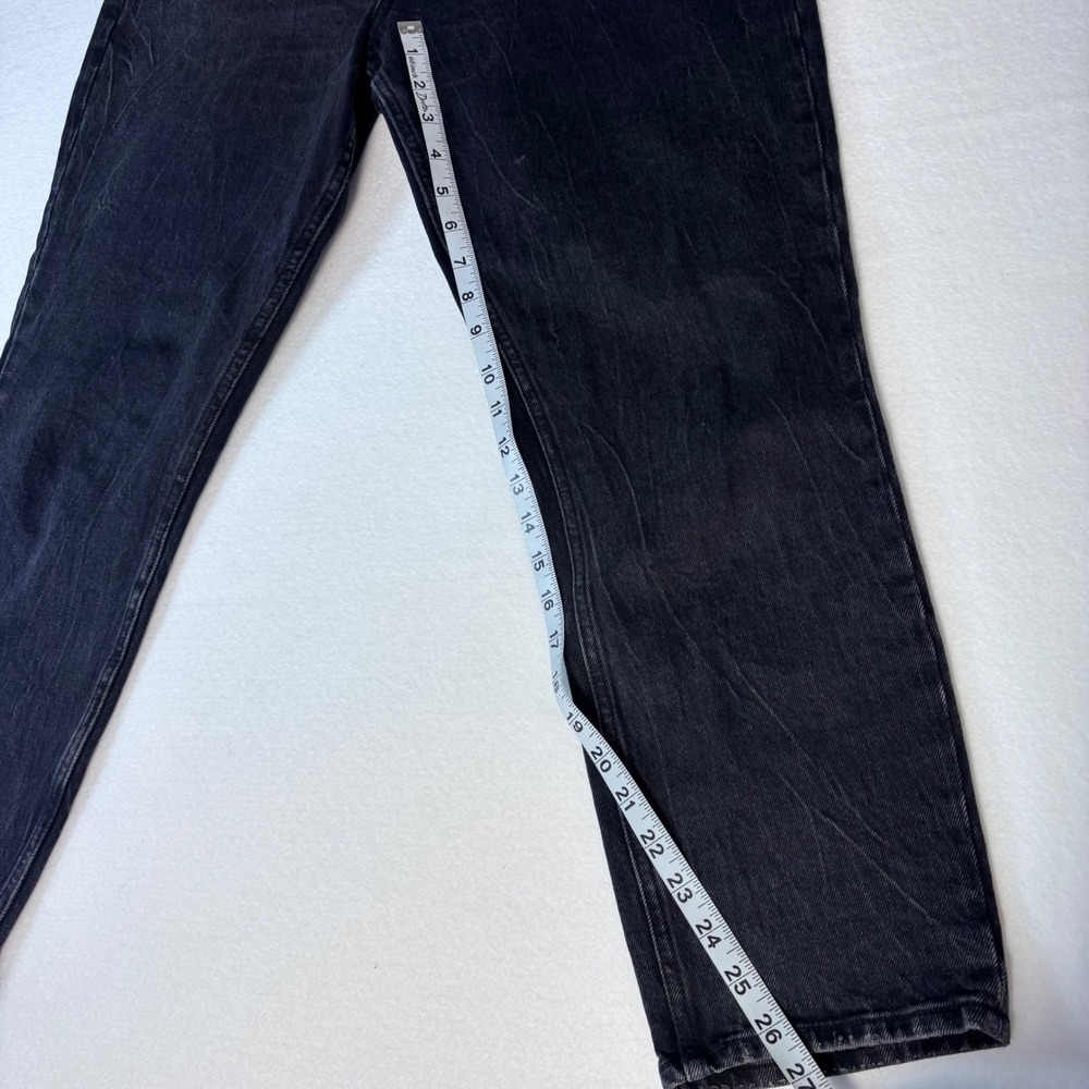 Abercrombie & Fitch Curve Love The Mom High Rise Jeans Black 29 8R - Picture 11 of 11